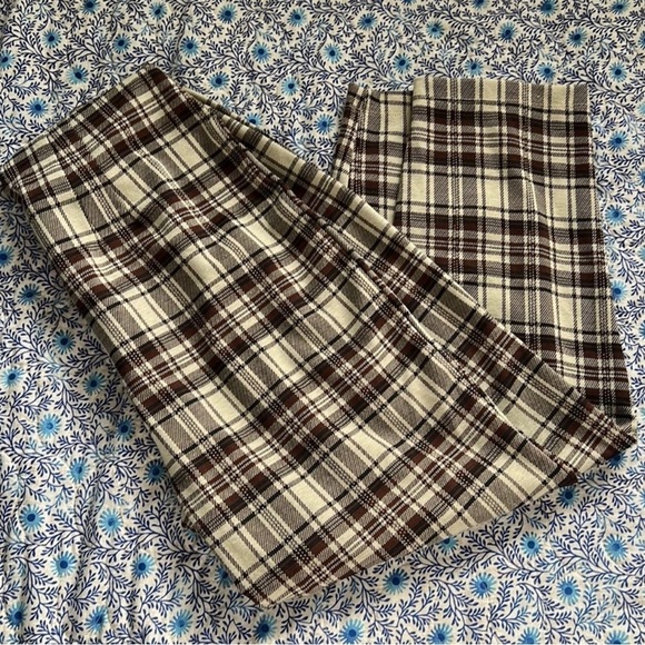 Free People • Brecan plaid high waisted trouser pant size XS - Picture 5 of 5